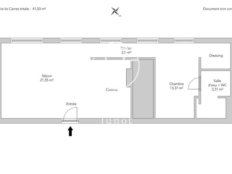 Apartment Paris 7e - 1 bedroom - 41m²