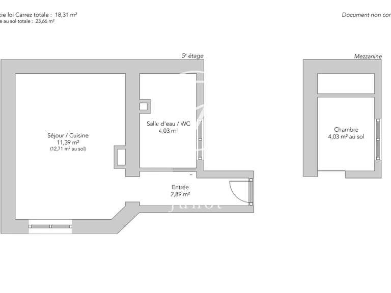 Apartment Paris 7e - 1 bedroom - 23m²