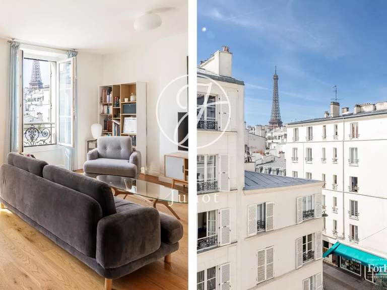 Appartement Paris 7e - 3 chambres - 79m²