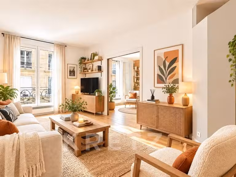 Appartement Paris 7e - 2 chambres - 55m²