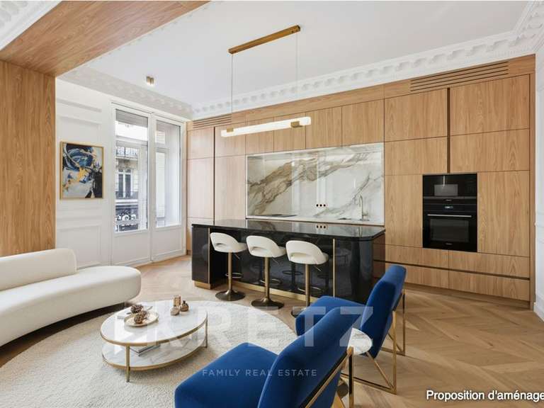 Appartement Paris 8e - 2 chambres - 125m²