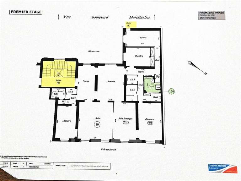 Appartement Paris 8e - 4 chambres - 227m²