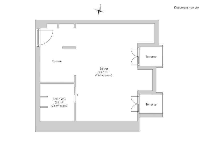 Appartement Paris 8e - 29m²