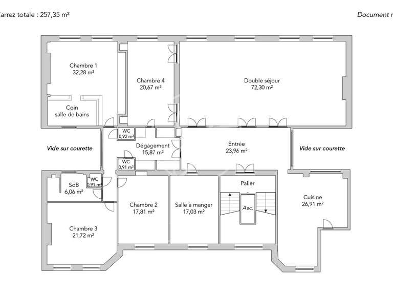 Apartment Paris 8e - 4 bedrooms - 257m²