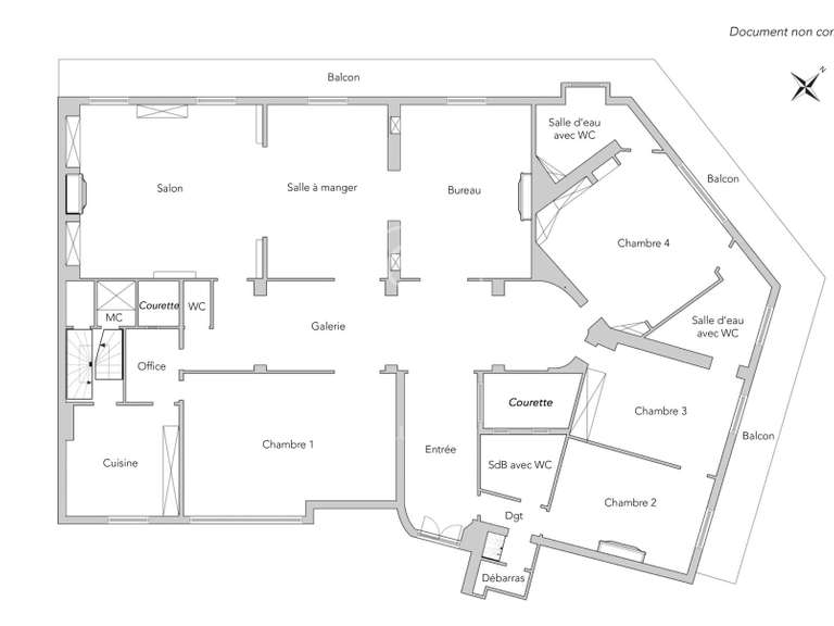 Apartment Paris 8e - 4 bedrooms - 249m²