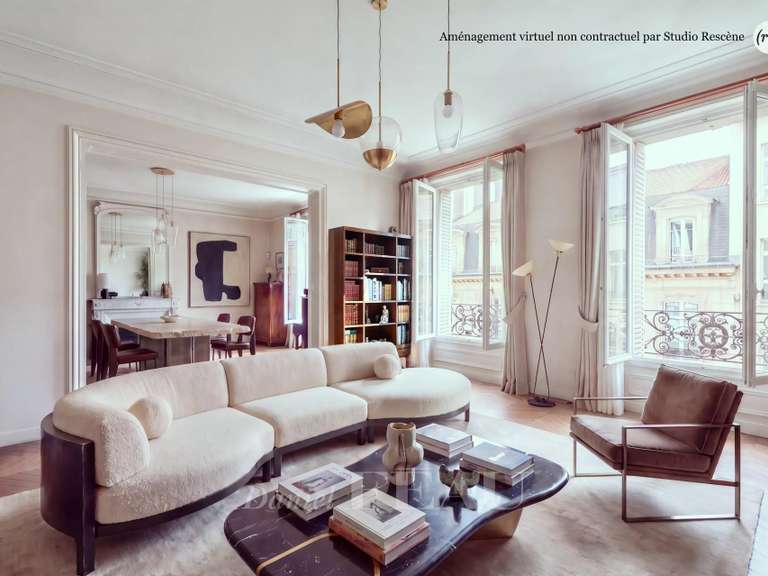 Appartement Paris 8e - 5 chambres - 219m²