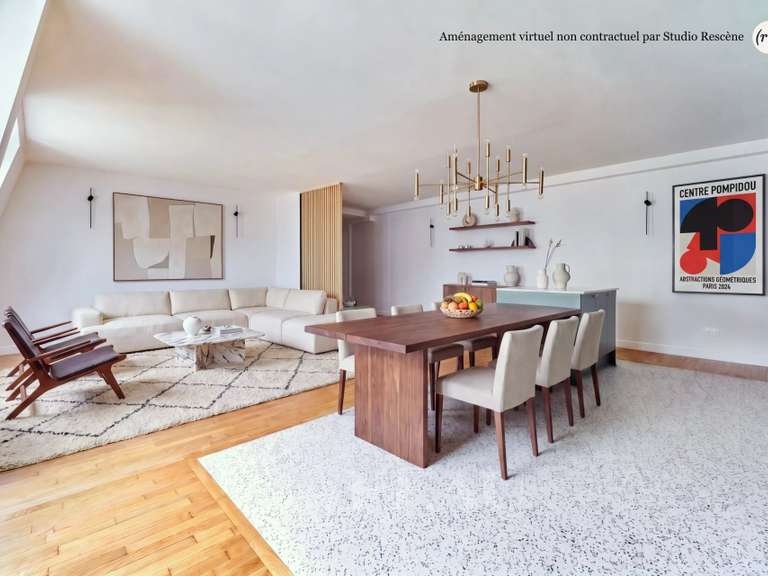Appartement Paris 8e - 4 chambres - 155m²
