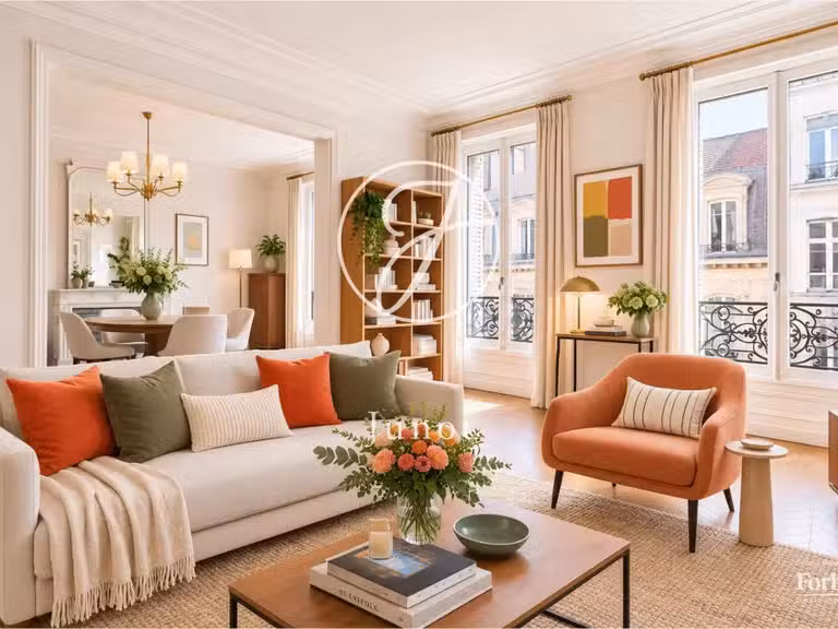 Appartement Paris 8e - 5 chambres - 215m²