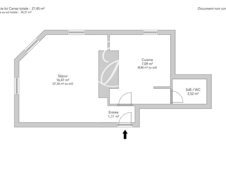 Appartement Paris 8e - 3 chambres - 152m²