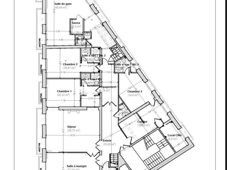 Maison Paris 8e - 8 chambres - 500m²