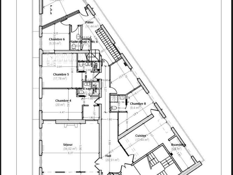 Maison Paris 8e - 8 chambres - 500m²