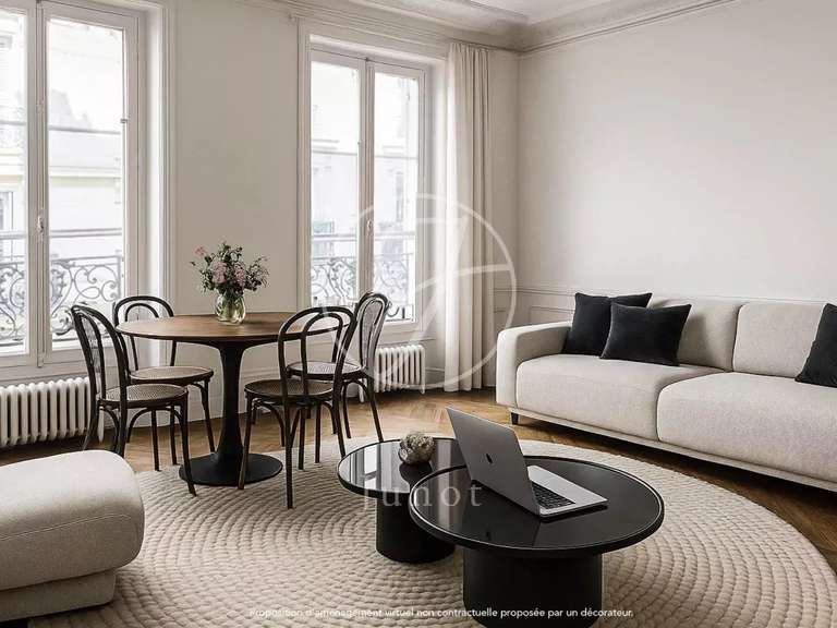 Appartement Paris 9e - 3 chambres - 87m²