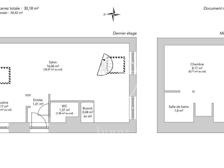 Apartment Paris 9e - 1 bedroom - 34m²