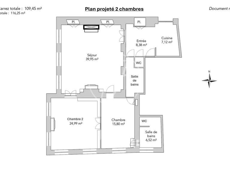 Apartment Paris 9e - 2 bedrooms - 116m²