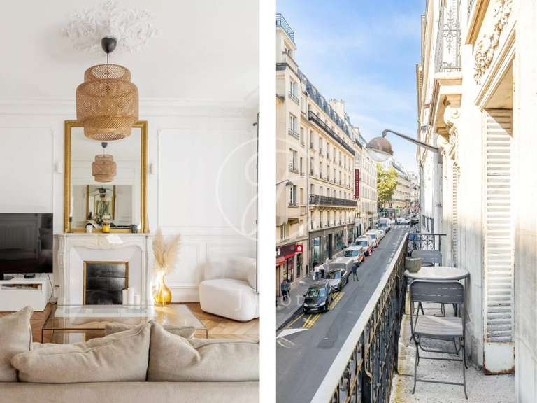 Appartement Paris 9e - 2 chambres - 74m²