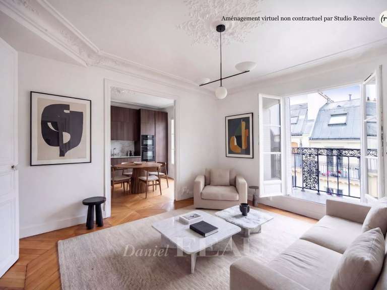 Appartement Paris 9e - 2 chambres - 51m²
