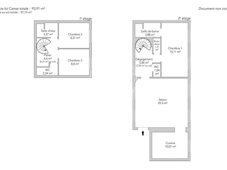 Apartment Paris 9e - 3 bedrooms - 97m²
