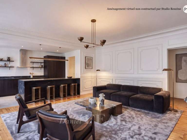 Appartement Paris 9e - 3 chambres - 117m²