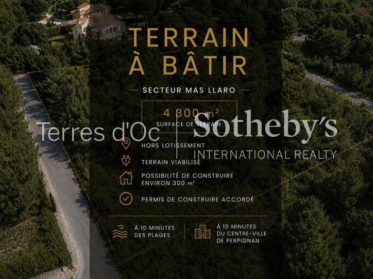 Terrain Perpignan - 4300m²