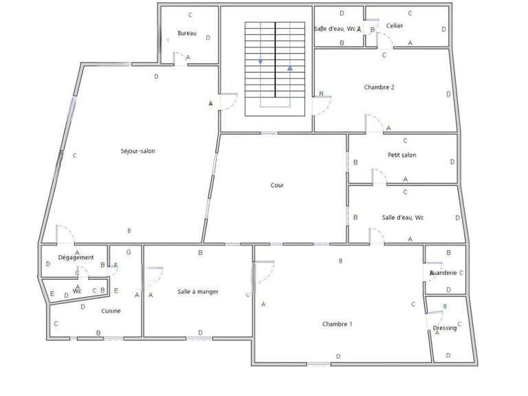 Appartement Pézenas - 2 chambres - 172m²