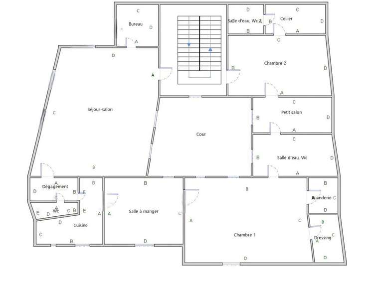 Appartement Pézenas - 2 chambres - 172m²