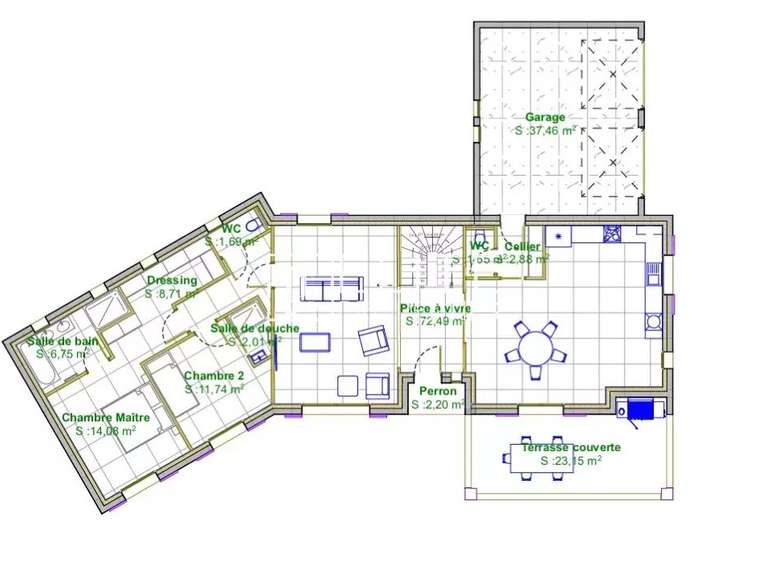 House plascassier - 4 bedrooms - 160m²