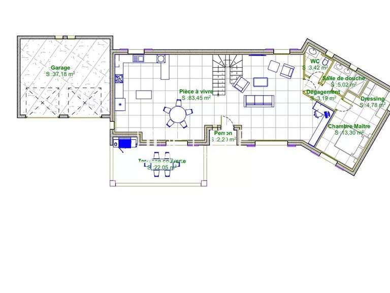 Maison Plascassier - 3 chambres - 146m²