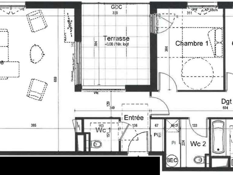 Appartement avec Vue sur mer Pléneuf-Val-André - 4 chambres