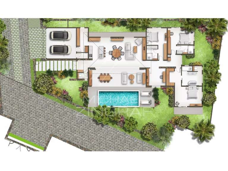 Villa Pontaix - 3 bedrooms - 431m²