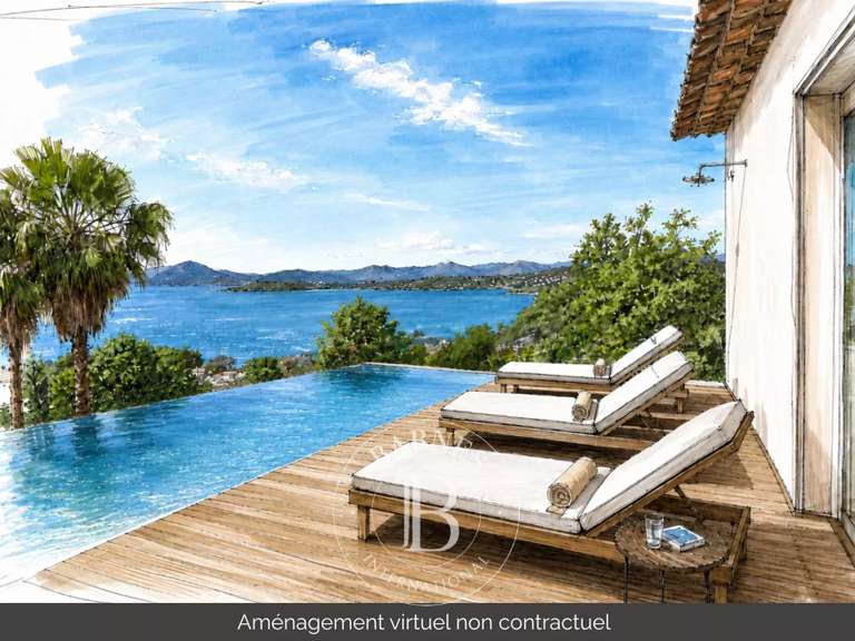 Villa avec Vue sur mer Porticcio - 6 chambres - 297m²