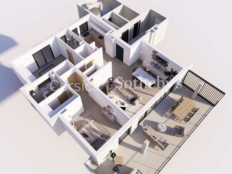 Appartement avec Vue sur mer Porto-Vecchio - 2 chambres - 112m²
