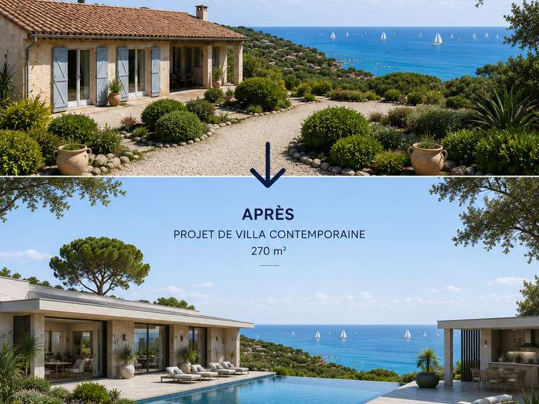 Villa avec Vue sur mer Ramatuelle - 5 chambres - 270m²