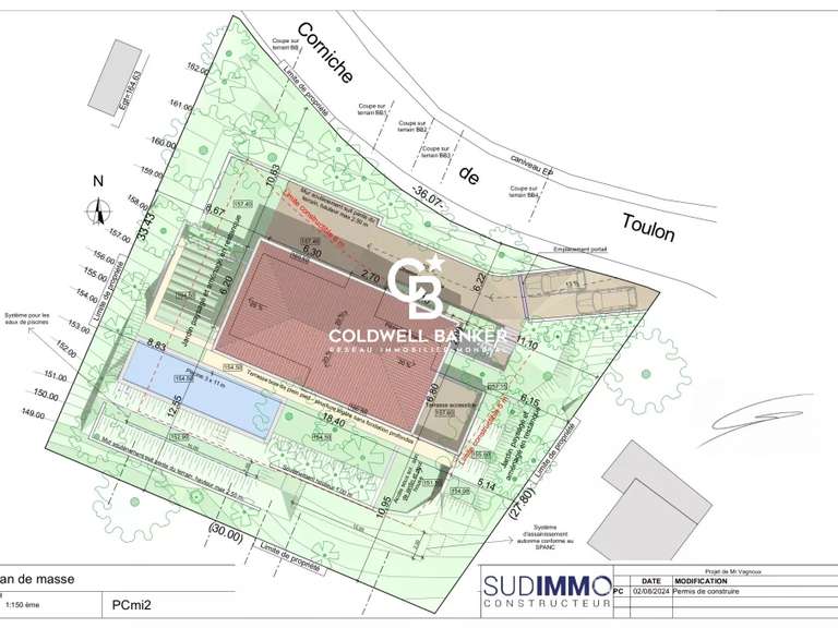 Terrain avec Vue sur mer Rayol-Canadel-sur-Mer - 912m²