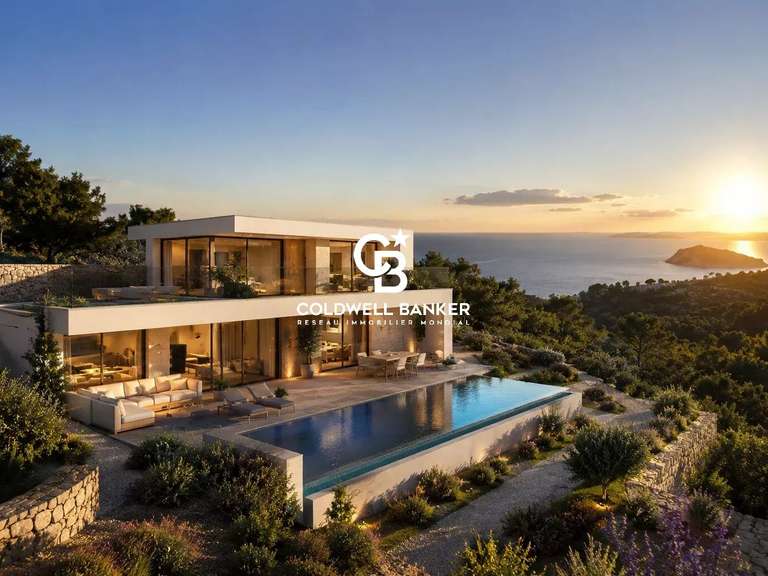 Land with Sea view Rayol-Canadel-sur-Mer - 912m²