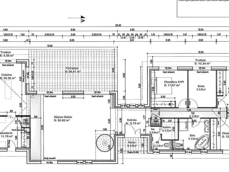 Maison Razac-sur-l'Isle - 5 chambres - 179m²
