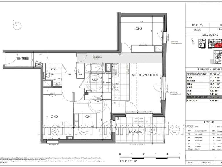 Apartment Rennes - 4 bedrooms