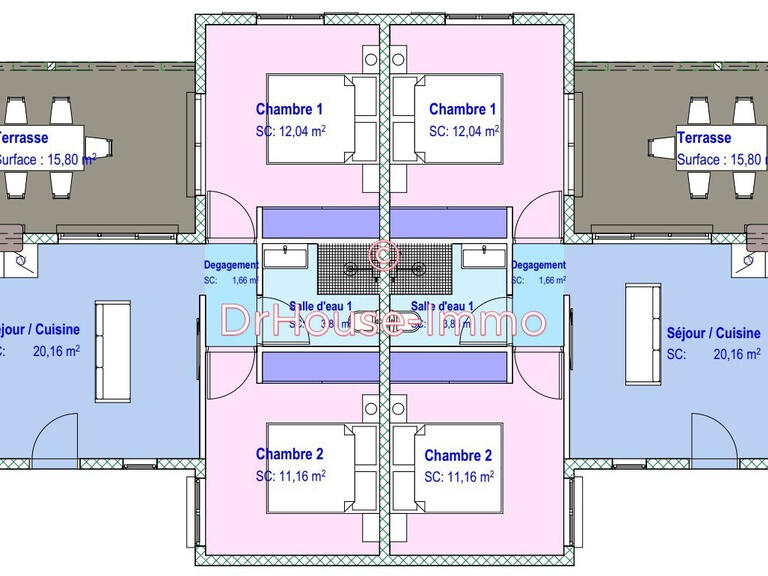 Villa Rivière-Salée - 2 chambres - 65m²