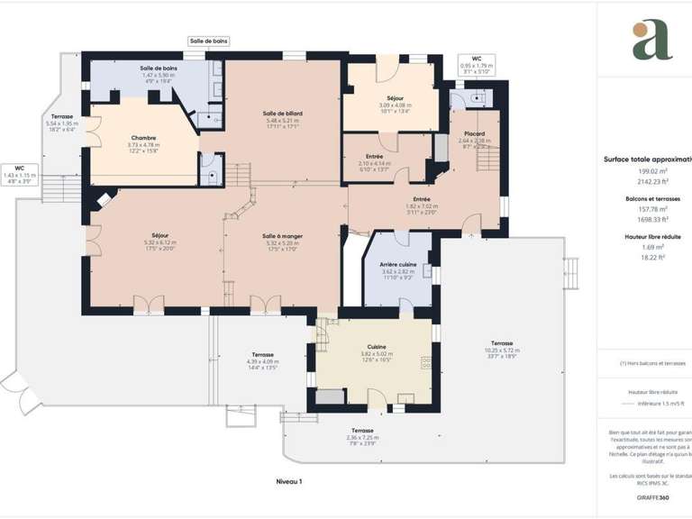 Maison Rognes - 5 chambres - 296m²