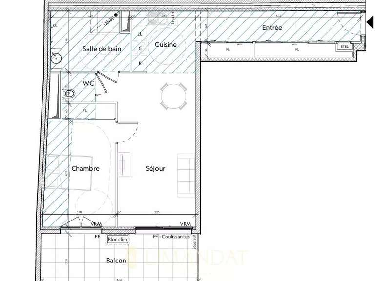 Appartement avec Vue sur mer Roquebrune-Cap-Martin - 1 chambre - 63m²