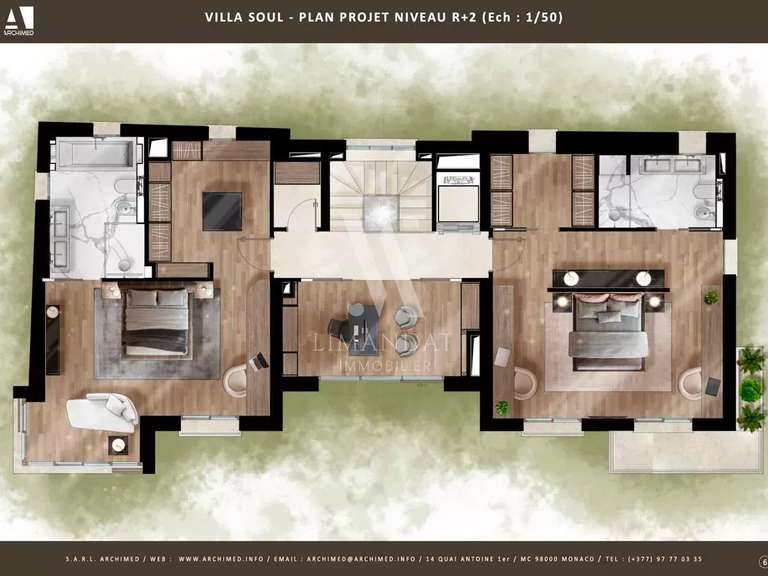 Villa Roquebrune-Cap-Martin - 6 bedrooms - 400m²