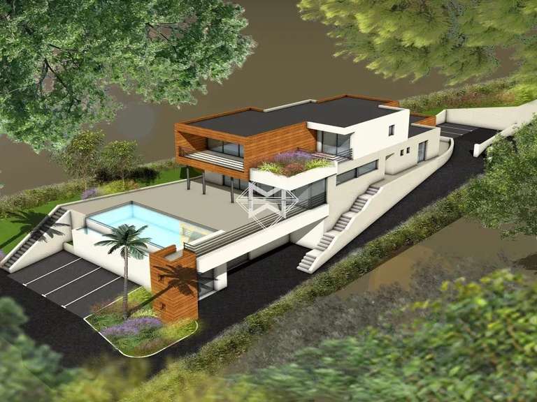 Terrain avec Vue sur mer Roquebrune-sur-Argens - 1826m²