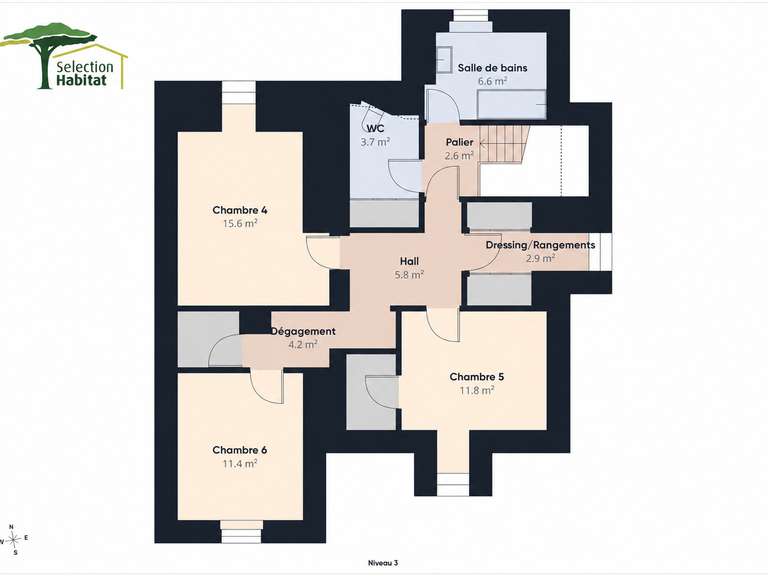 Villa Roquefort - 6 chambres - 345m²