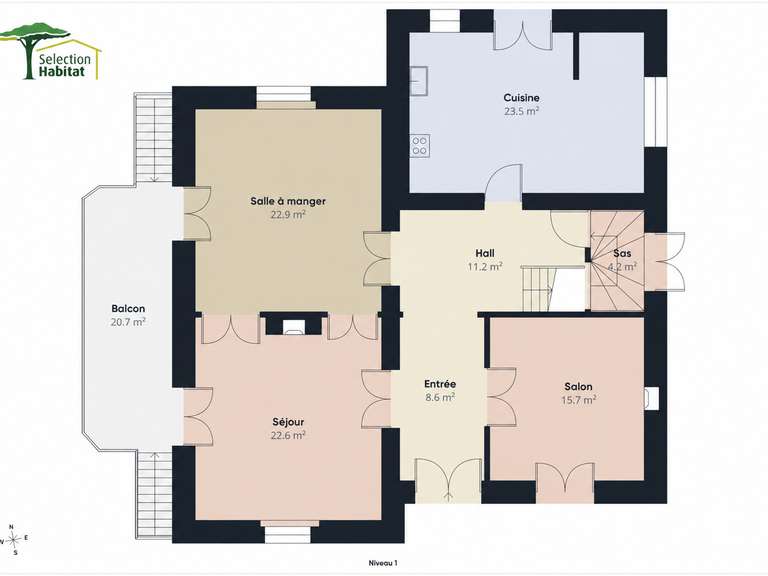 Villa Roquefort - 6 chambres - 345m²