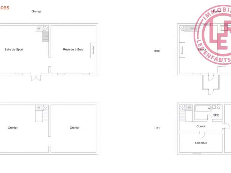 Maison Saint-Aubin-de-Courteraie - 5 chambres - 245m²