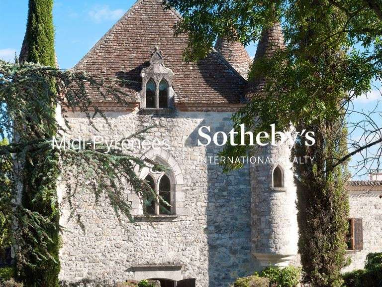 Castle Saint-Caprais-de-Lerm - 8 bedrooms - 1000m²