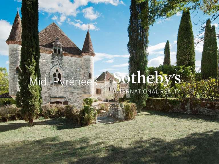 Castle Saint-Caprais-de-Lerm - 8 bedrooms - 1000m²