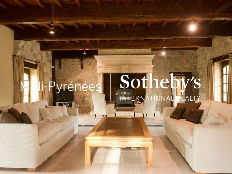 Castle Saint-Caprais-de-Lerm - 8 bedrooms - 1000m²