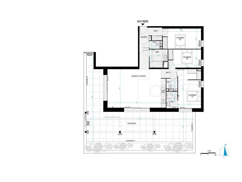 Appartement Saint-Clément-de-Rivière
