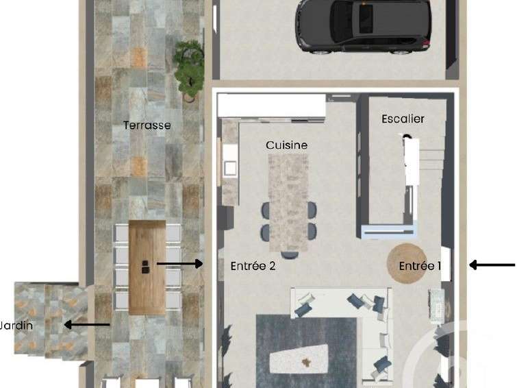 Maison Saint-Florent - 3 chambres - 106m²