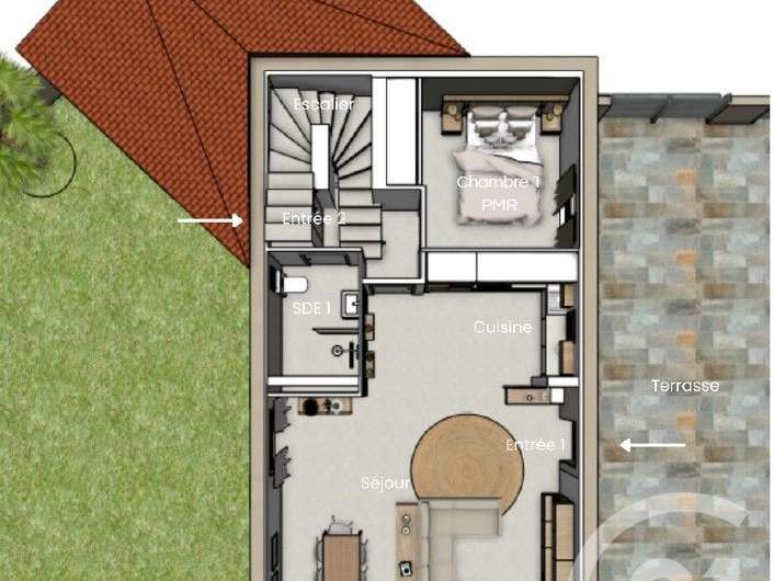 Maison Saint-Florent - 4 chambres - 135m²